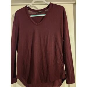 Athleta Women's Blouse Burgundy XS